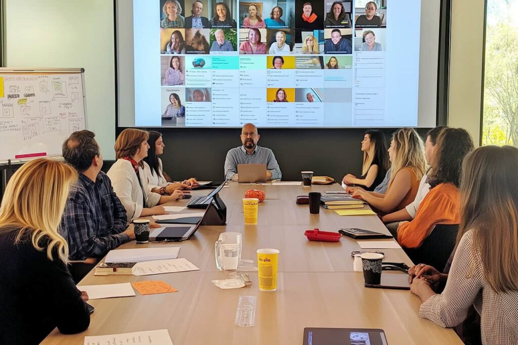 Modern Corporate Meeting